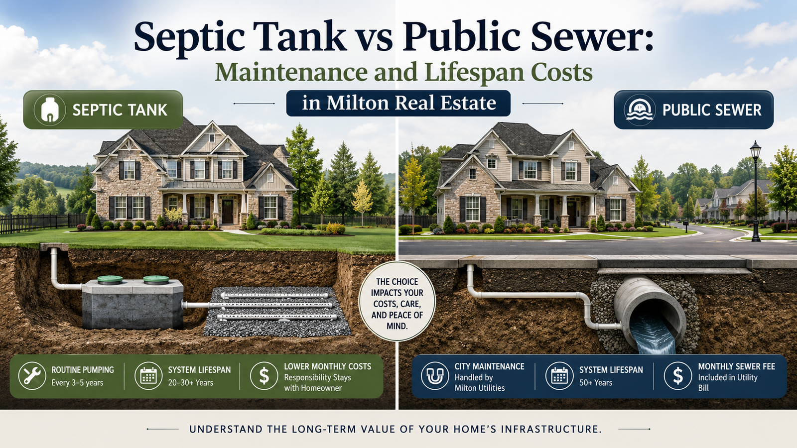 Septic Tank vs Public Sewer