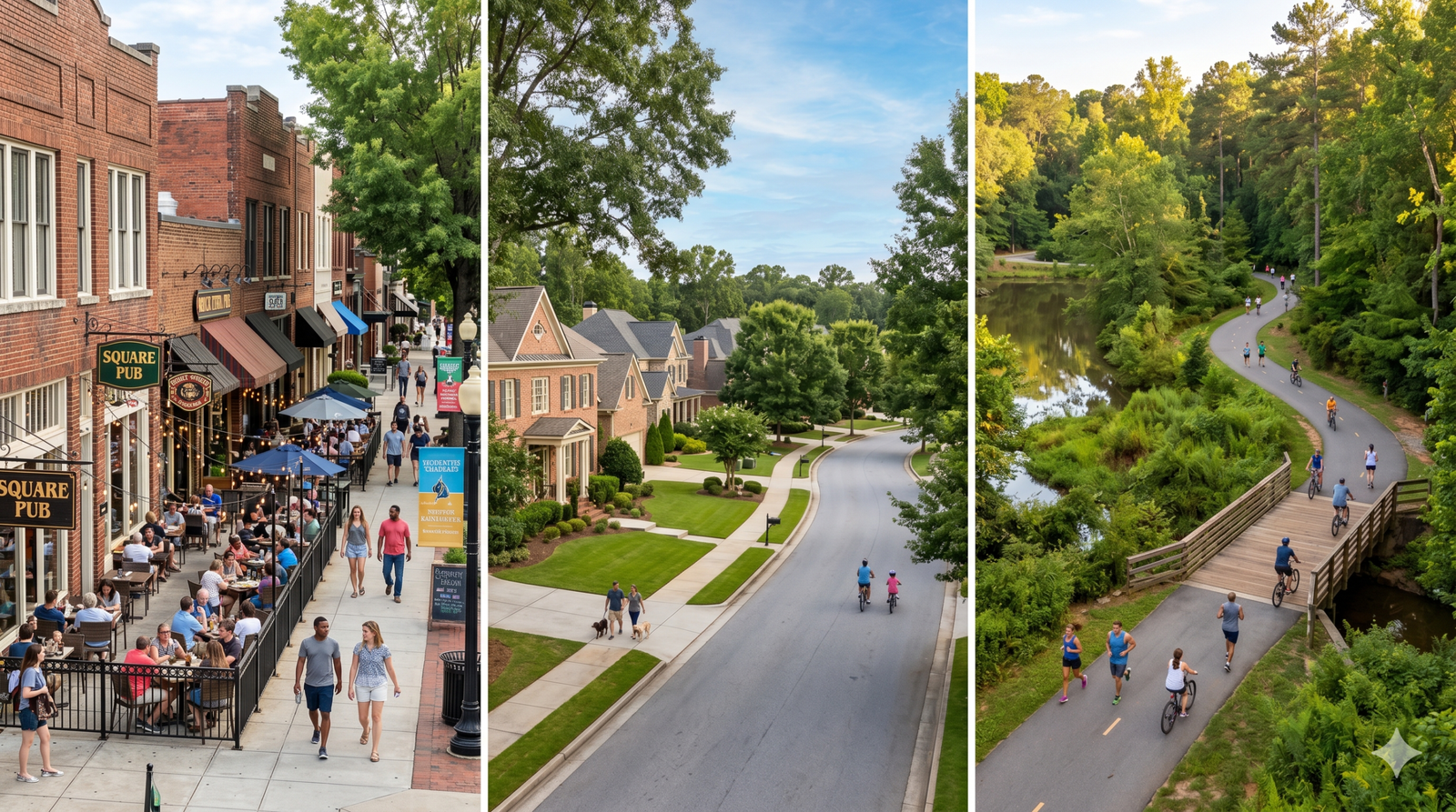 Atlanta suburbs ranked by vibe