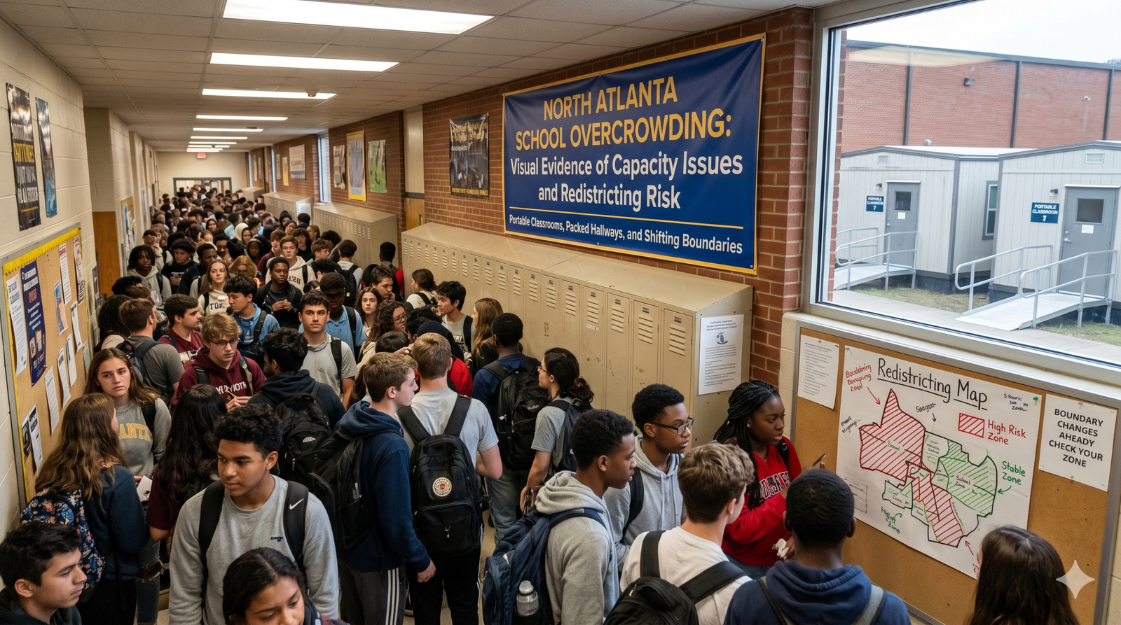 North Atlanta school overcrowding