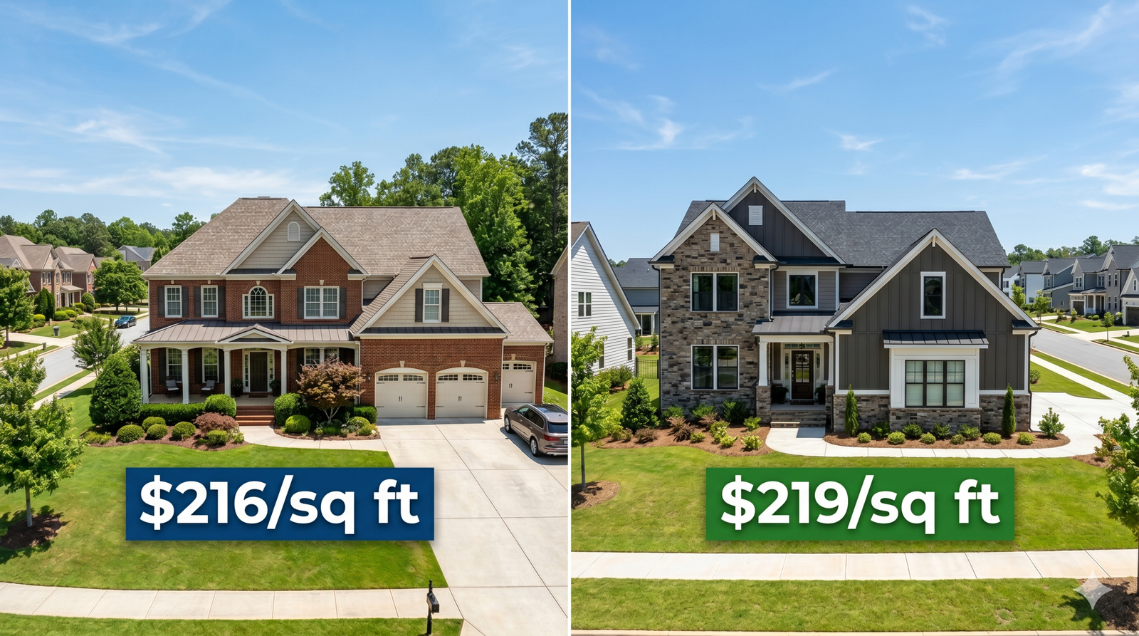 Suwanee vs Cumming cost per square foot