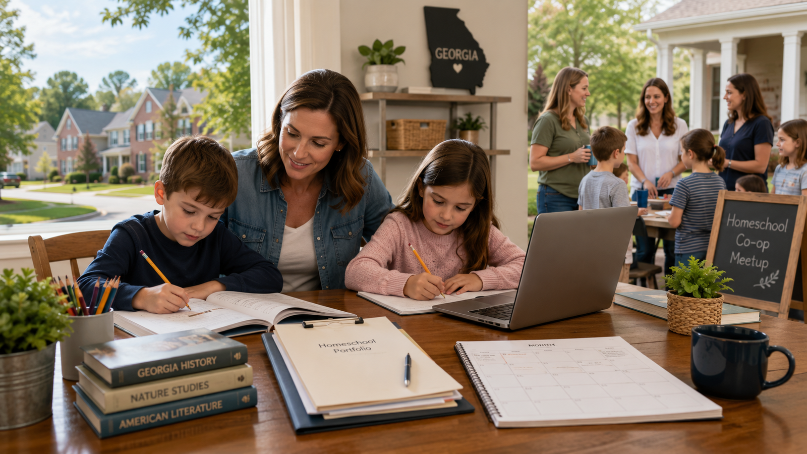 Homeschooling in Georgia Suburbs