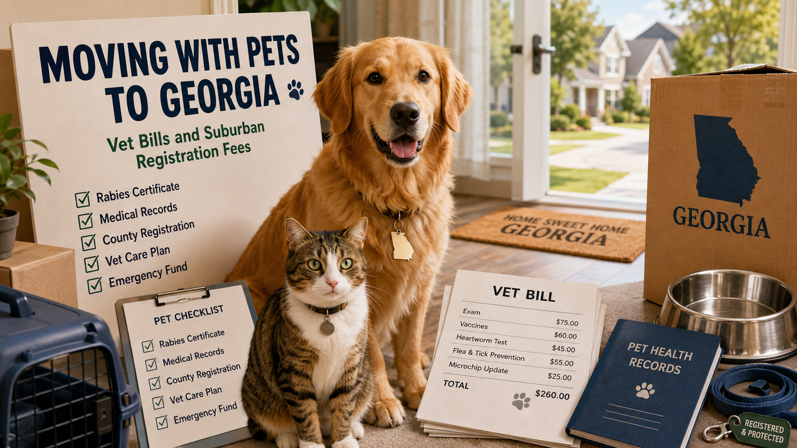 Moving with pets to Georgia
