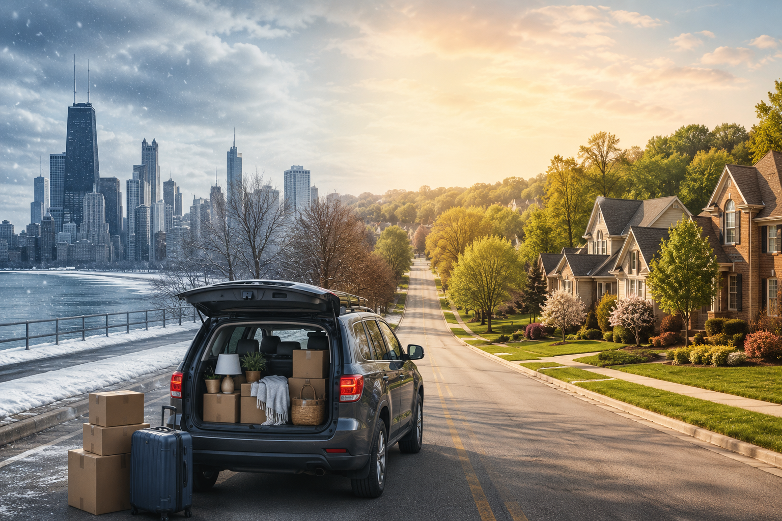 moving from Chicago to Atlanta suburbs